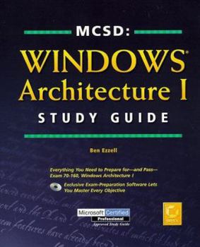Hardcover MCSD: Windows Architecture I Study Guide [With Contains Links & Demonstration Software...] Book