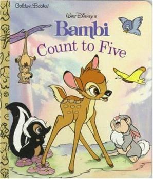 Hardcover Walt Disney's Bambi: Count to Five Book