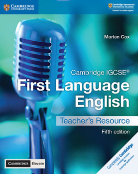 Paperback Cambridge Igcse(r) First Language English Teacher's Resource with Digital Access 5ed Book