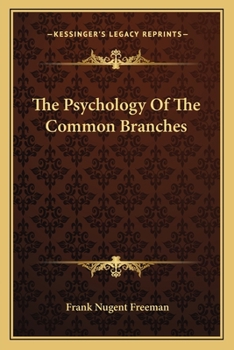 The Psychology of the Common Branches