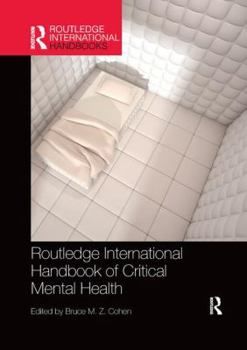 Paperback Routledge International Handbook of Critical Mental Health Book