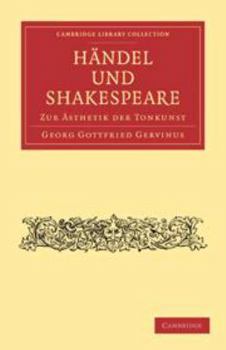 Printed Access Code Händel Und Shakespeare: Zur Ästhetik Der Tonkunst Book