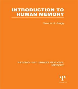 Paperback Introduction to Human Memory (Ple: Memory) Book