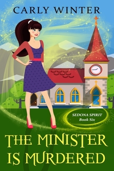 Paperback The Minister is Murdered: A Humorous Paranormal Cozy Mystery [Large Print] Book