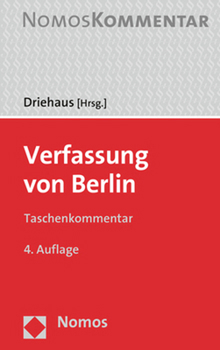 Hardcover Verfassung Von Berlin: Taschenkommentar [German] Book