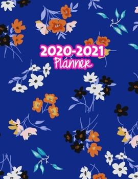 2020-2021 Planner: Two Year Calendar Organizer and Goal Journal | January 2020 - December 2021 Daily, Weekly and Monthly Planner Book with Back Sticker Expression Wall for 2 Years | Design Code 369950