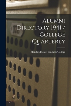 Paperback Alumni Directory 1941 / College Quarterly Book