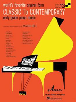 Paperback Classical to Contemporary Piano Music: World's Favorite Volume 13 Book