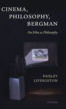 Hardcover Cinema Philosophy & Bergman Book