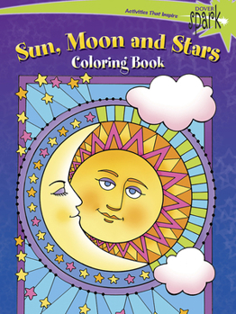 Paperback Spark Sun, Moon and Stars Coloring Book