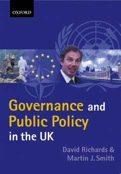 Paperback Governance and Public Policy in the UK Book