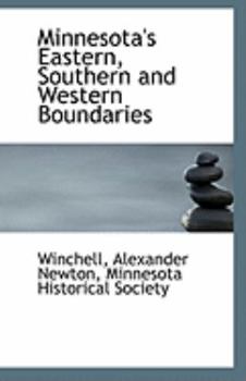 Paperback Minnesota's Eastern, Southern and Western Boundaries Book