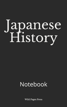 Paperback Japanese History: Notebook Book