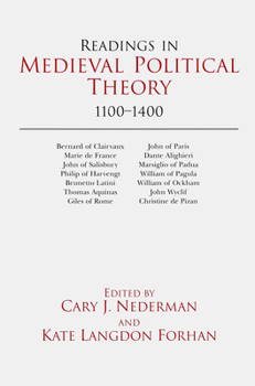 Paperback Readings in Medieval Political Theory: 1100-1400 (Hackett Publishing Co.) Book
