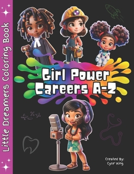 Paperback Girls Power Careers: Coloring Book