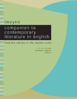 Hardcover Twayne Companion to Contemporary Literature in English: From the Editors of the Hollins Critic Book