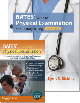 Misc. Supplies Bates' Guide 12e and Bates' Visual Guide 18 Vols with Osces Package Book