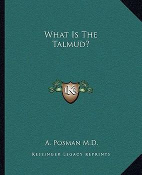 Paperback What Is The Talmud? Book