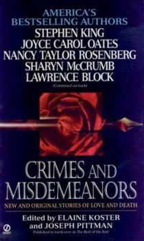Paperback Crimes and Misdemeanors: New and Original Stories of Love and Death Book