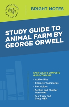 Paperback Study Guide to Animal Farm by George Orwell Book