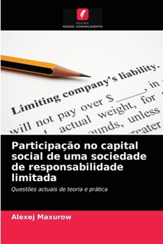 Paperback Participação no capital social de uma sociedade de responsabilidade limitada [Portuguese] Book