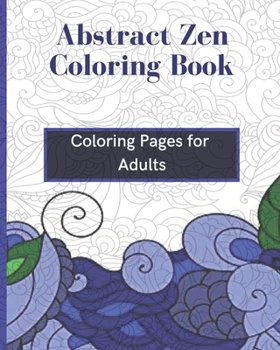 Paperback Astract Zen Coloring Book