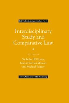 Hardcover Interdisciplinary Study and Comparative Law (JCL Studies in Comparative Law No. 15) Book