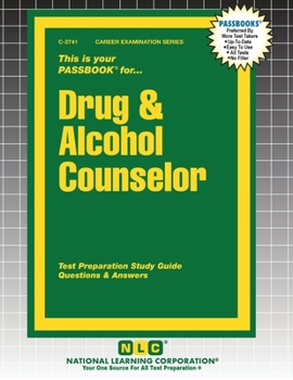 Paperback Drug & Alcohol Counselor Book