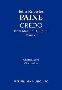 Paperback Credo from Mass in D, Op.10: Chorus score [Latin] Book