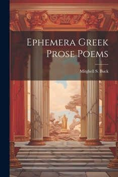Paperback Ephemera Greek Prose Poems Book