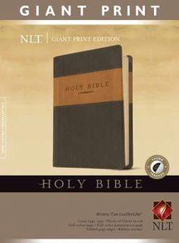 Imitation Leather Giant Print Bible-NLT [Large Print] Book