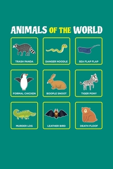 Animals Of The World: Rare Animals Memes Journal, Wildlife Notebook Note-taking Planner Book, Present, Gift For Zoo Keeping Lovers