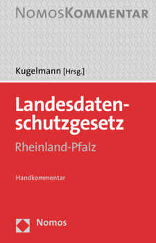 Hardcover Landesdatenschutzgesetz Rheinland-Pfalz: Handkommentar [German] Book