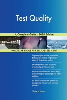 Paperback Test Quality A Complete Guide - 2020 Edition Book