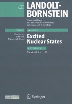 Hardcover Z = 1-29. Excited Nuclear States Book