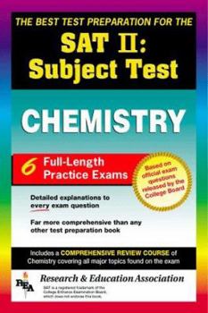 Paperback SAT II: Chemistry (Rea) -- The Best Test Prep for the SAT II Book