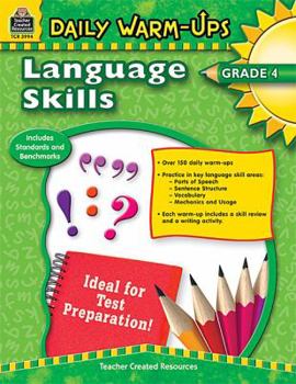 Paperback Daily Warm-Ups: Language Skills Grade 4 Book