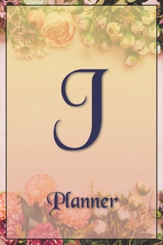 J: Letter Journal Monogram Minimalist Lined Notebook To Do List Undated Daily Planner for Personal and Business Activities with Check Boxes to Help ... to Get Organized (9 x 6 inches 120 pages)