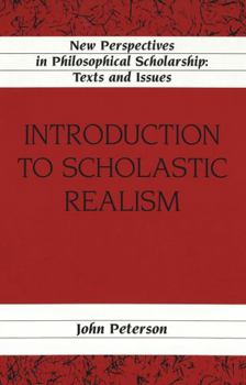 Hardcover Introduction to Scholastic Realisms Book