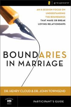 Paperback Boundaries in Marriage Participant's Guide Book