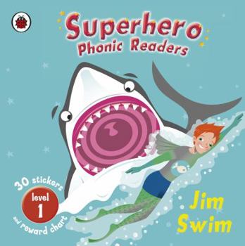 Paperback Superhero Phonic Readers Level 1 Jim Swim Book