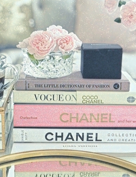 Paperback Chanel, Vogue, and the Little Dictionary of Fashion in Gold Dust: BLANK composition notebook 8.5 x 11, 118 DOT GRID PAGES Book