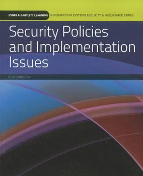 Paperback Security Policies and Implementation Issues Book