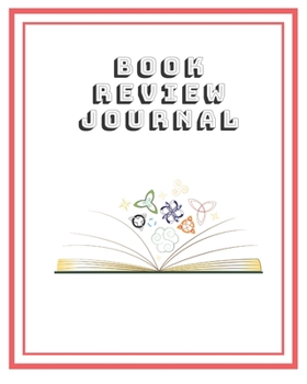 Book Review Journal: Large 8" x 10" - 100 Pages