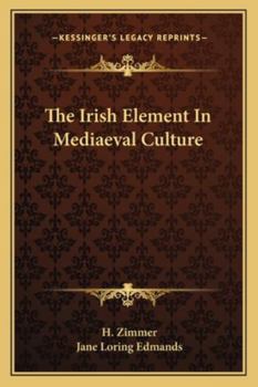 Paperback The Irish Element in Mediaeval Culture Book