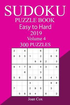 Paperback 300 Easy to Hard Sudoku Puzzle Book 2019 Book