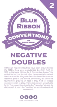 Paperback Blue Ribbon Conventions: Negative Doubles Book