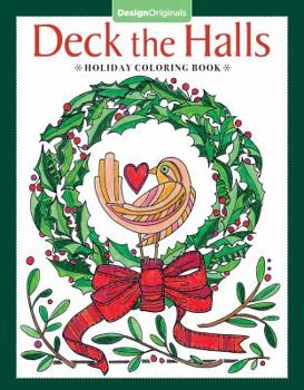 Paperback Deck the Halls Holiday Coloring Book