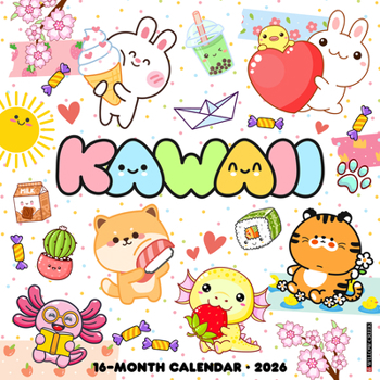 Calendar Kawaii 2026 Wall Calendar Book