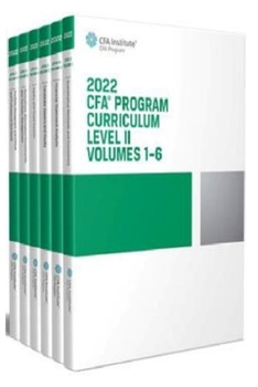 Paperback 2022 CFA Program Curriculum Level II Box Set 1st Edition Book